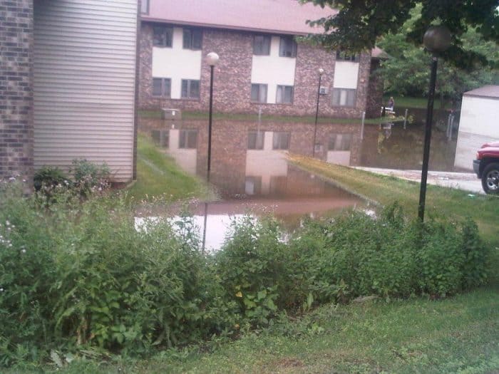 Northfield apartment flood